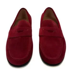Alfani | Shoes | Alfani Sawyer Burgundy Suede Faux Leather  display picture 2